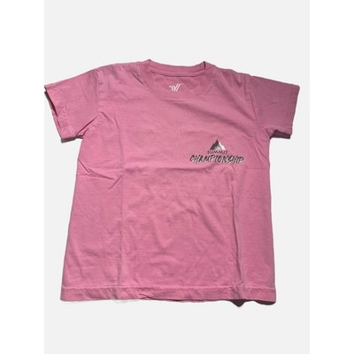 Varsity Spirit T-Shirt Kids Youth Medium Pink The Summit Championship Cheer Tee