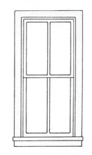 Grandt Line 3913 G 36? x 78? 4-Pane Window