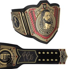 Roman Reigns WWE Autographed Tribal Chief Replica Championship Title Belt