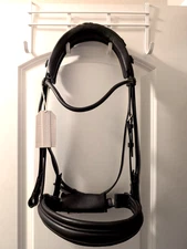 UTZON Equestrian Danish $600  London Double Bridle Convertible to Snaffle