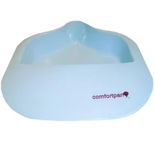 Comfortpan Bariatric Bedpan 15 L X 14-1/4 W X 3 H Inch Plastic Blue 1 Each 12B