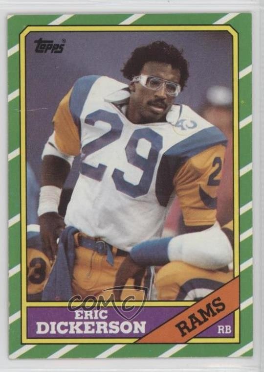 1986 Topps Eric Dickerson #78 HOF 0h3b