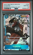 One Piece Premium Booster The Best PRB01 Sogeking Manga Usopp OP03 122 PSA 10