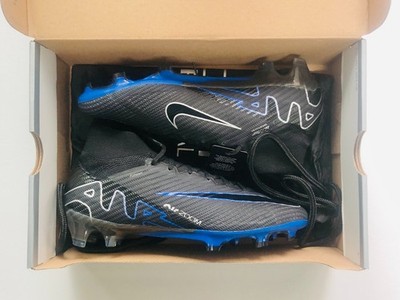 Nike Air Zoom Mercurial Superfly 9 Elite Shadow - Black / Hyper Royal FG UK 10,5