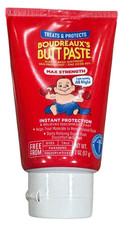 Boudreaux's Butt Paste Max Strength Diaper Rash Ointment, 2 oz Tube, Exp 10/26