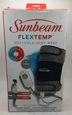 Sunbeam Elbow & Knee Flex-Temp Joint Wrap Heating Pad with Removable Cold Pack