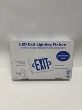 LED Exit Lighting Fixture- Universal Single or Double Face Configuration