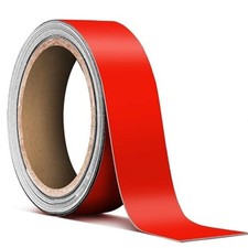 Red Matte Air-Release Adhesive Vinyl Pinstripe Tape Roll -1  x 20ft