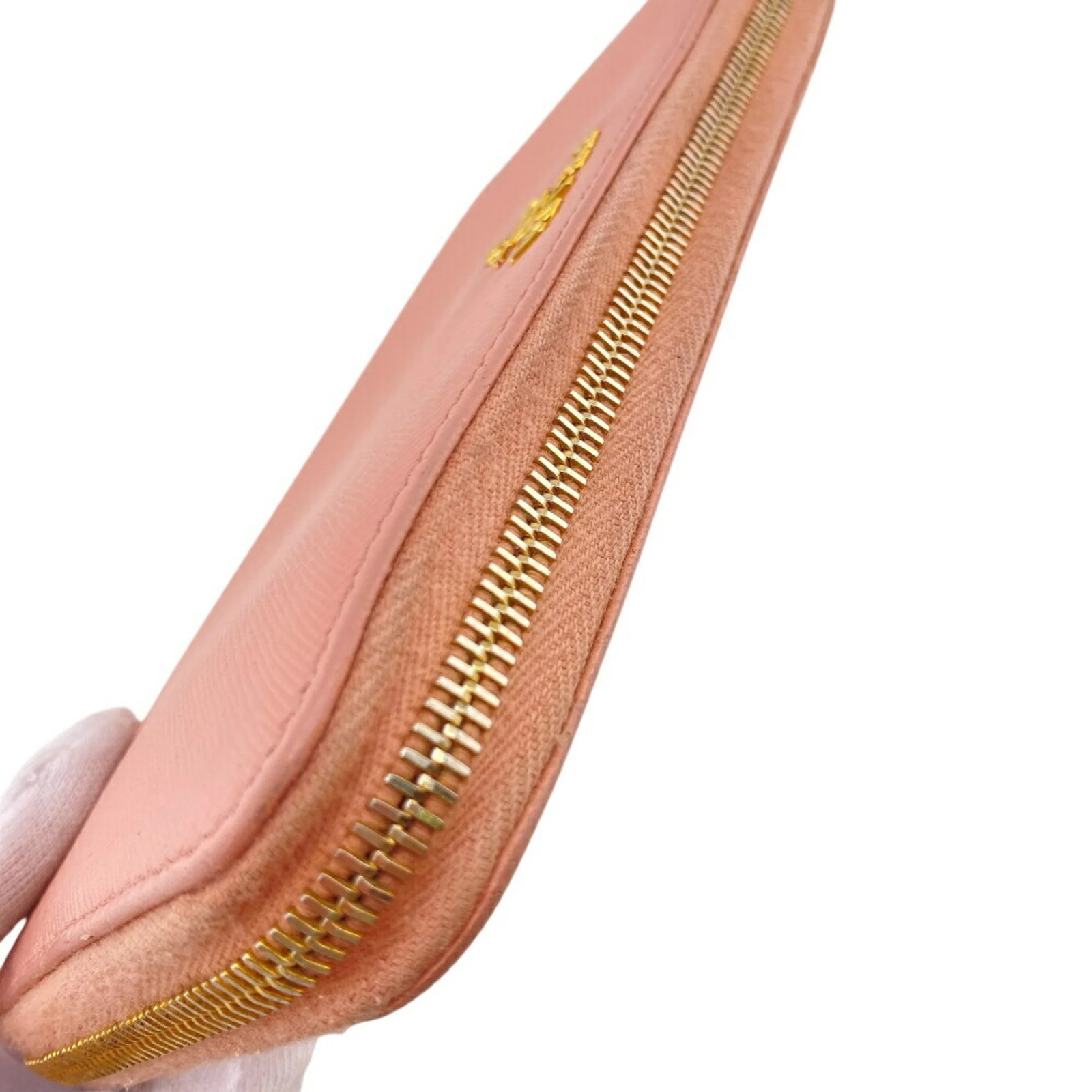 PRADA 1ML506 Saffiano Long Wallet, Pink, Women's GZl1f7vy thumbnail 6