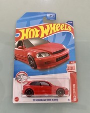 HOT WHEELS 99 Honda Civic Type R EK9 Red Edition 