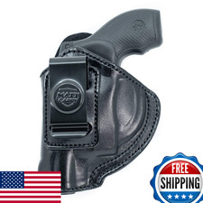 Maxx Carry IWB Leather Revolver Holster for Ruger LCR, LCRx, SP101 | S&W Bodygua