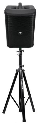 Rockville TITAN ONE PRO Battery Powered Live Performance 8'' PA Speaker+Stand
