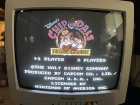 NES Disney's Chip 'N Dale: Rescue Rangers Nintendo 1990 Cleaned & Tested