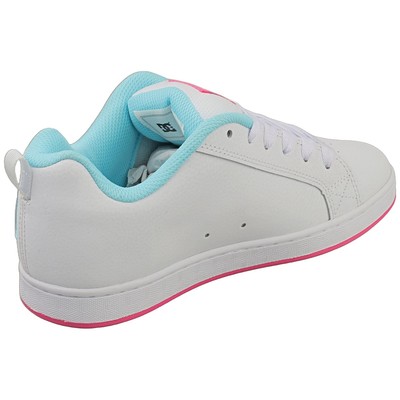 DC Women's Court Graffik - Chaussures Skate Femme En Nubuck - Confortables Et Style Urbain