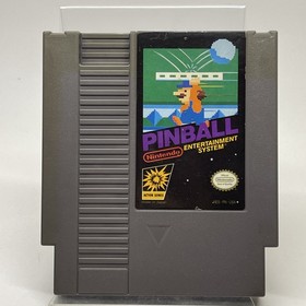 Pinball (Nintendo NES, 1985) Authentic Cart & Manual Tested Working Good Condit