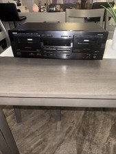 Yamaha KX-W321 Dual Stereo Cassette Deck Dolby TESTED WORKS