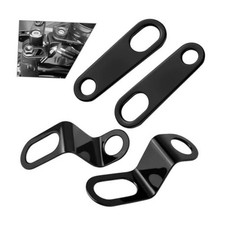 4PCS Straight  L-Shape Rear Motorcycle Turn Signals Bracket 10mm/11.68mm
