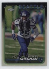 2024 Topps Chrome Refractor Richard Sherman #182 0u2j
