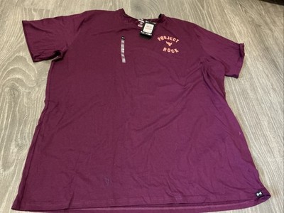 Under Armour Project Rock 7 Shirt Purple Gemini 1386878-505 Men s Size: 3XL NWT