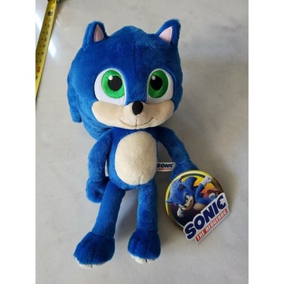 Sonic The Hedgehog The Movie 14'' Plush Sega Toy Factory NWT Rare baby eyes sonic