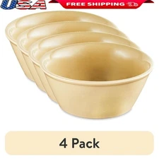 4 Pack XS Ceramic Dog Bowls Durable Dishwasher Safe Microwave Safe Pet Feeding