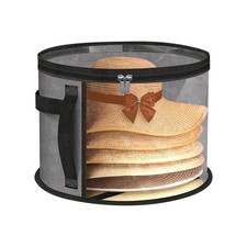 Extra Large Clear Hat Organizer for Travel and Wardrobe, Holds up to 7 Hats, Lar