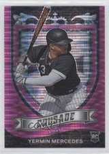 2021 Panini Chronicles Crusade Pink Pulsar Prizm Yermin Mercedes #16 01ba