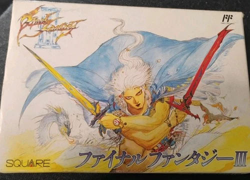 Final Fantasy III 3 (Nintendo Famicom FC NES, 1990) Japan Import CIB