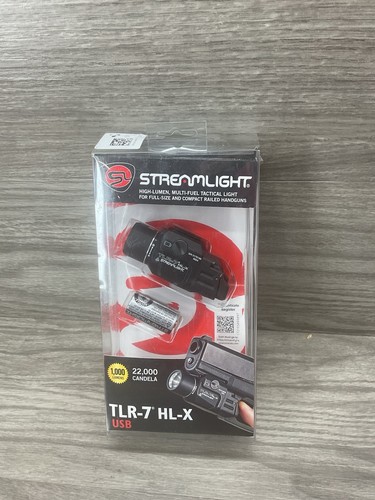 Streamlight 69458 TLR-7 HL-X USB Rechargeable Tactical Weapon Light - Black