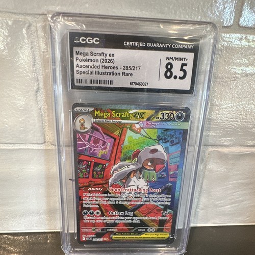 Mega Scrafty ex graded CGC 8.5 for sale on eBay