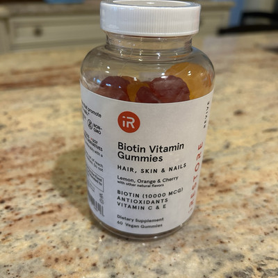 iRESTORE - BIOTIN VITAMIN GUMMIES - HAIR SKIN NAILS - 60 VEGAN GUMMIES - NEW!