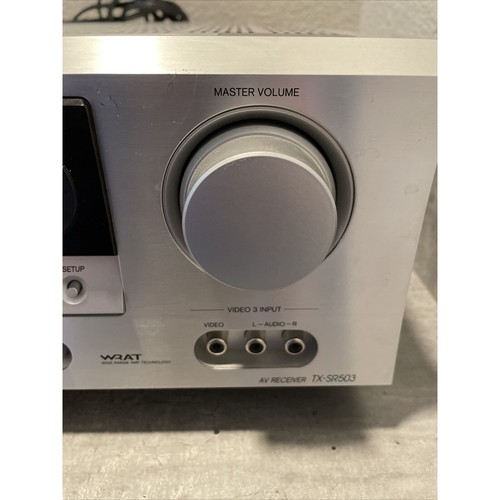 Onkyo TX SR503 7.1 Full Channel Surround Sound 75 Watt AV Receiver No Remote! - Bild 4 von 10