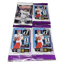 2025 Topps Stadium Club 8 Card Pack&(3)2025 Donruss Football 5 Card Pks-FreeShip
