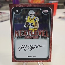 2025 Sage High Series - Mason Taylor - Next Level Signatures On Card Auto