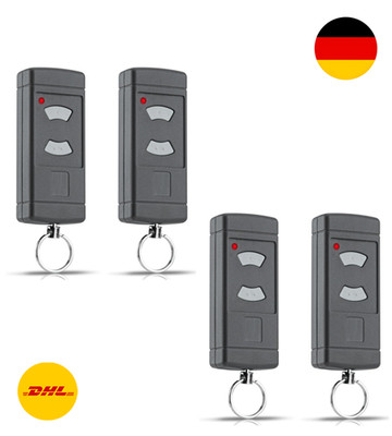 4 Stück Garagentor Handsender für Hörmann HSE2-40.658MHz Graue Tasten HS2 HSM2