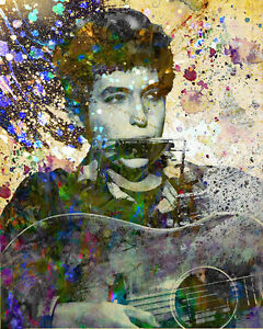 Bob Dylan Art Print Pop Art Poster Ebay