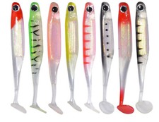 3" Swimbait Plastic Lifelike Shad Shiner Reflective Soft Lures~FREE Shipping