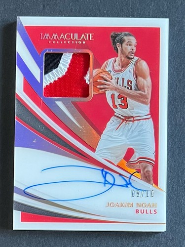 2020-21 Panini Immaculate Collection Patch Auto #PA-JNO Joakim Noah /10 - 第 1/2 張圖片