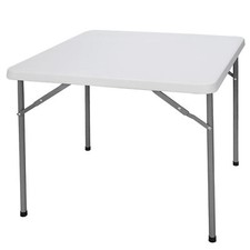 Folding Table Camping Picnic 4-Person Aluminum Table Portable  Indoor Outdoor