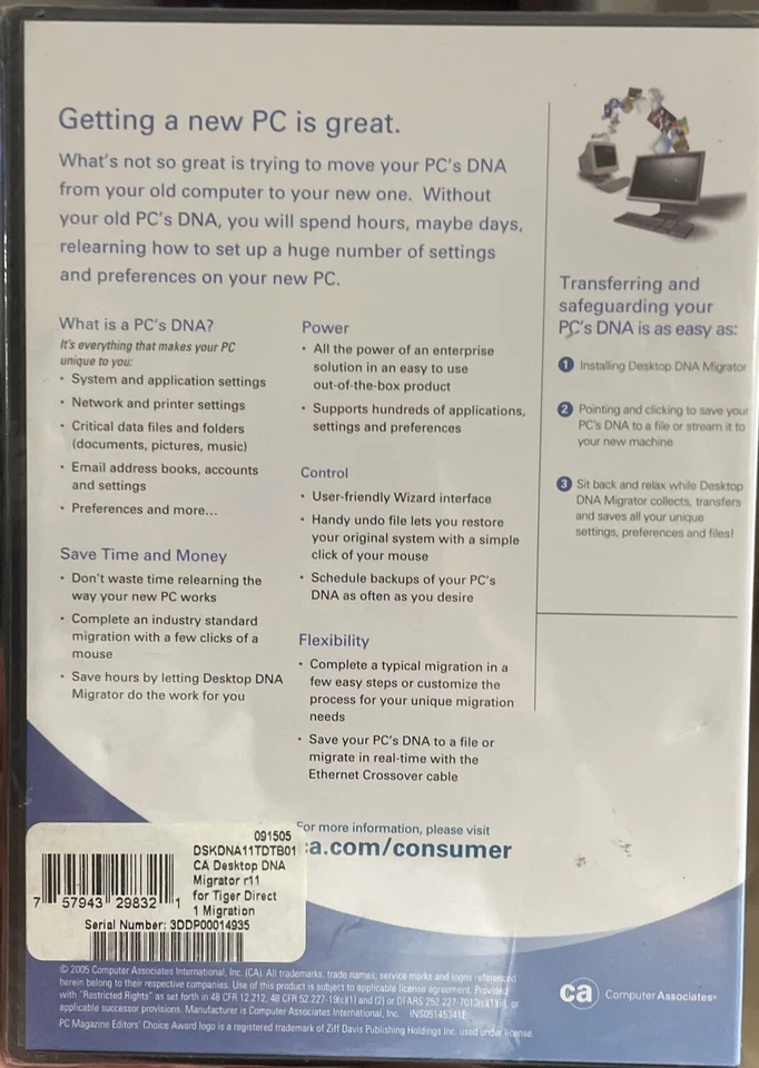 Computer Associates Desktop DNA Migrator Professional 4.7 - Image 2 of 2