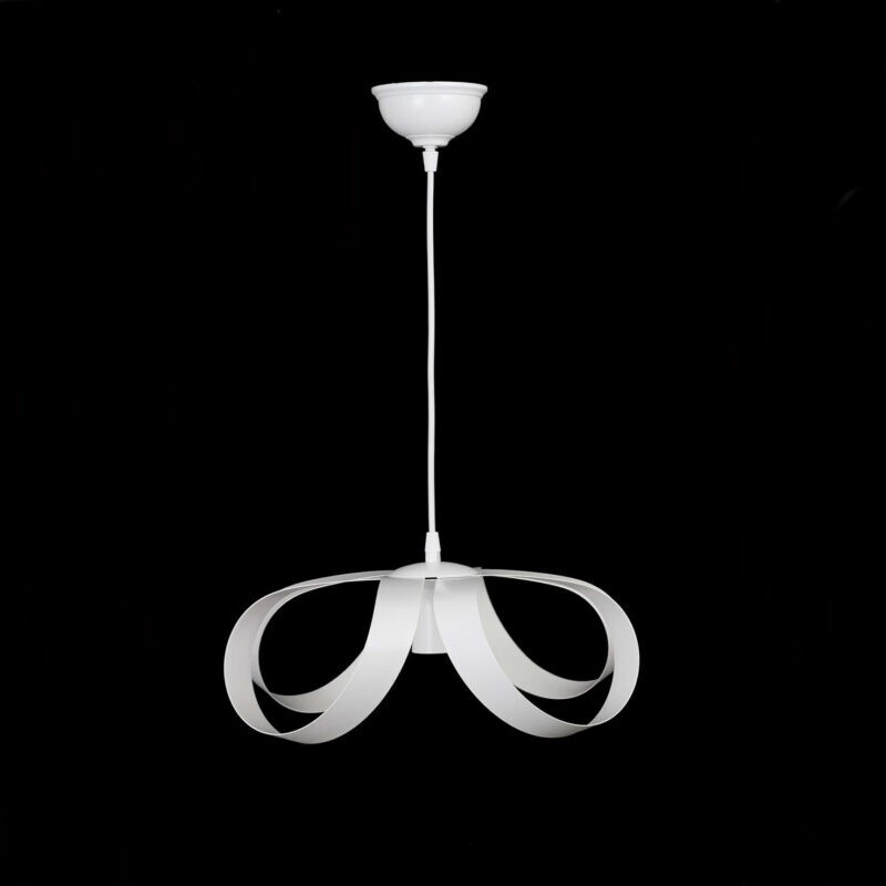 Sospensione Fiocco Grigio 084/1/Ing: Design Minimal con Attacco E27