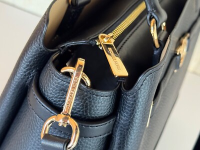 MICHAEL KORS REED LARGE CENTER ZIP BELTED SATCHEL SHOULDER MICHAEL KORS REED LARGE CENTER ZIP BELTED SATCHEL SHOULDER