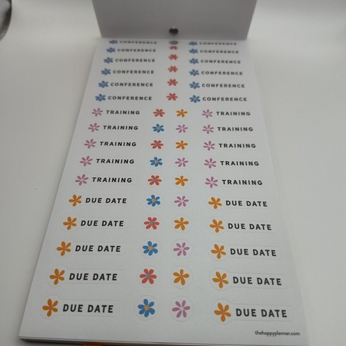 BIG Happy Planner Jess Miller Draws CLASSROOM BIRGHTS Sticker Sheet Pack 811pcs - Picture 7 of 13
