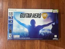 NEW Microsoft XBOX 360 Guitar Hero Live Game & Guitar Bundle (UNOPENED)