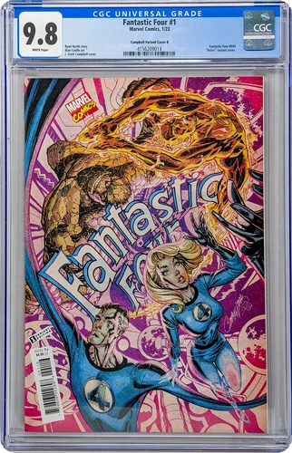 Fantastic Four #1 Marvel Comics 1:200 Retro Variant Cover B CGC Universal Grade