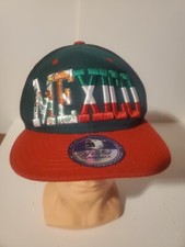 MEXICO Flag 3D Embroidered Snapback Adjustable