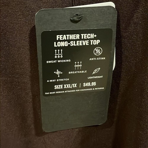 Fabletics Feather Tech+ Long Sleeve Active Tee in Deep Plum - Picture 5 of 8