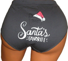 Panties Lingerie Torrid Christmas Santa's Favorite Dog Print Sz 3 / 3X  Gift