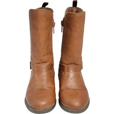OshKosh B'gosh Youth Girl Lumi Brown Mid Calf Riding Boots Size: 7M Pre-owned