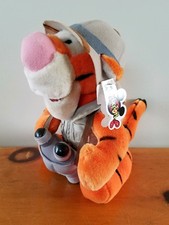 Plush Safari Tigger from Winnie the Pooh Disney Animal Kingdom 11" Mouseketoys